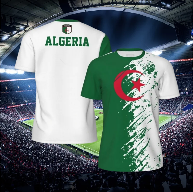 20253d Printed Algeria Football T-shirt for Men Fashion Oversized T Shirt Summer Sports Fitness Tees Street Casual Short Sleeves
20253d Printed Algeria Football T-shirt for Men Fashion Oversized T Shirt Summer Sports Fitness Tees Street Casual Short Sleeves
