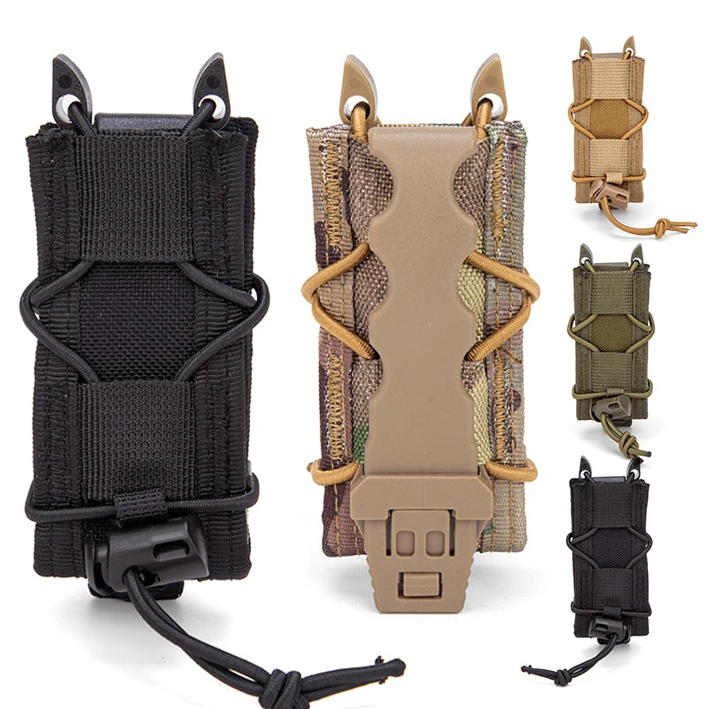 New Tactical 9mm Pistol Magazine Single Pouch Elastic Quick-Pull Mag For 7.62 Rifle Magazines Hunting Accessories
New Tactical 9mm Pistol Magazine Single Pouch Elastic Quick-Pull Mag For 7.62 Rifle Magazines Hunting Accessories