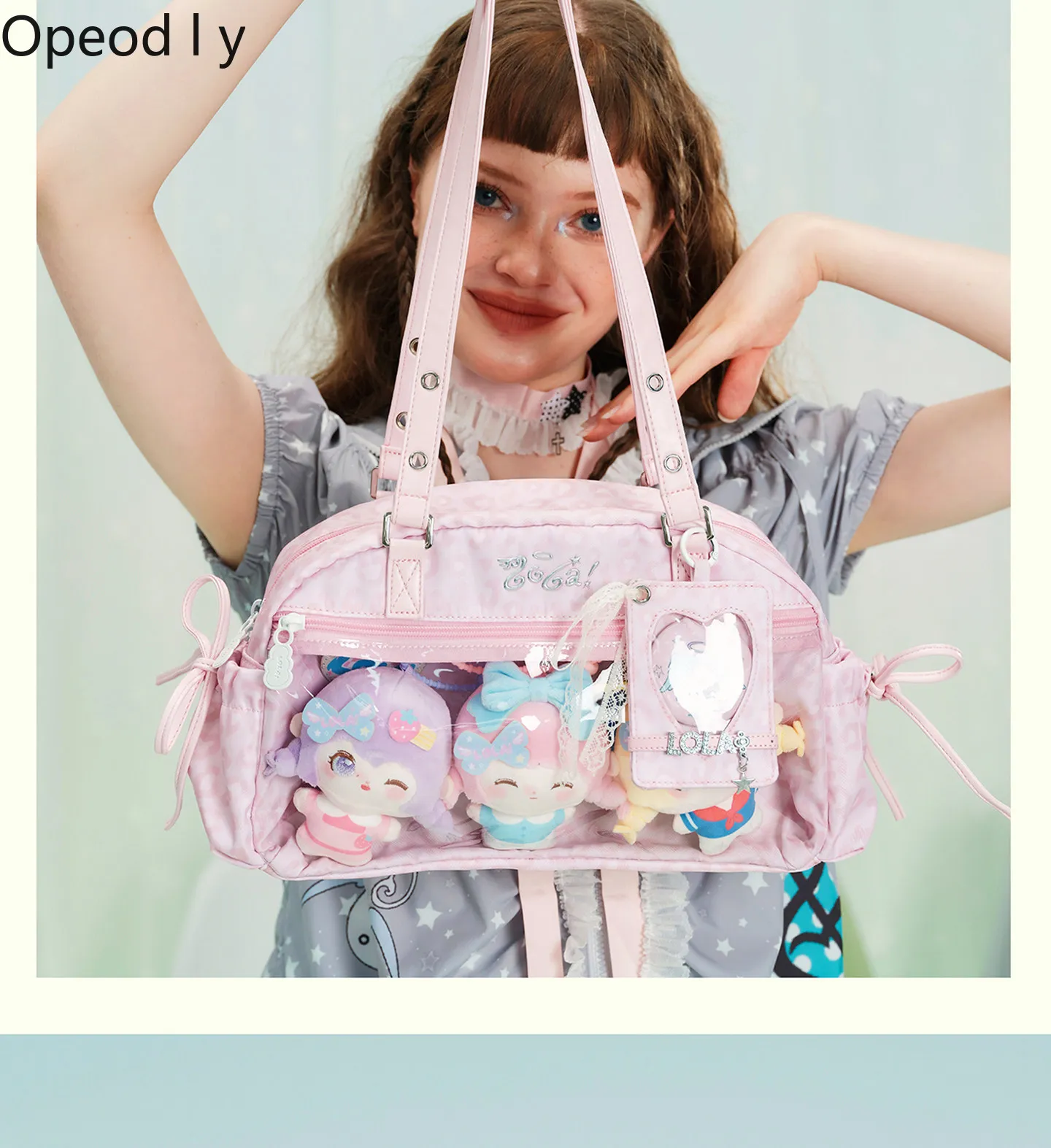 Two-dimensional Japanese Original Lolita Itabag Sweet Cool Girl Large-capacity Japanese Commuter Casual Versatile Shoulder Bag
Two-dimensional Japanese Original Lolita Itabag Sweet Cool Girl Large-capacity Japanese Commuter Casual Versatile Shoulder Bag