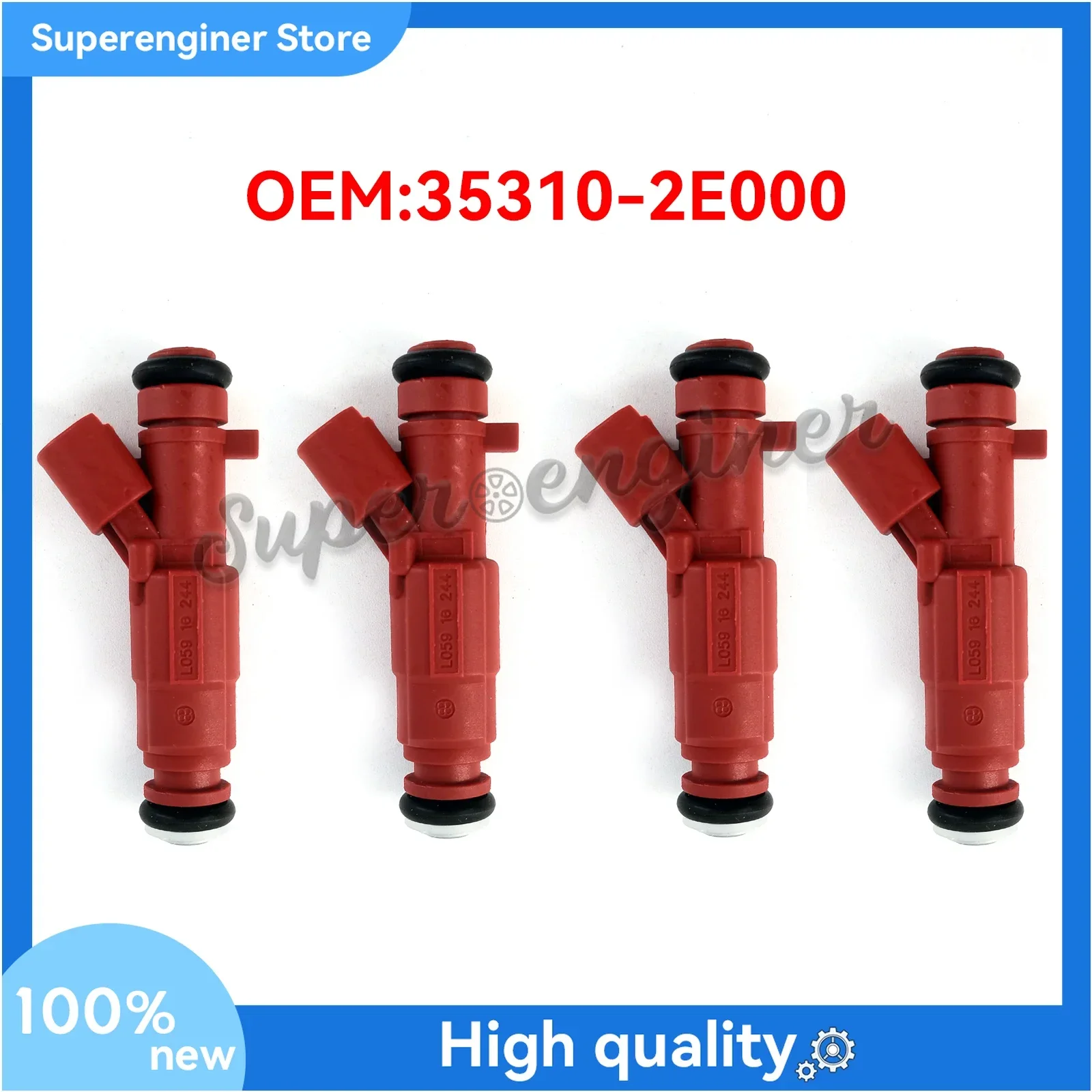 1/4pcs Genuine Fuel Injector 35310-2E000 for 11-19 Elantra Veloster Forte Soul 1.8 2.0L 353102E000
1/4pcs Genuine Fuel Injector 35310-2E000 for 11-19 Elantra Veloster Forte Soul 1.8 2.0L 353102E000