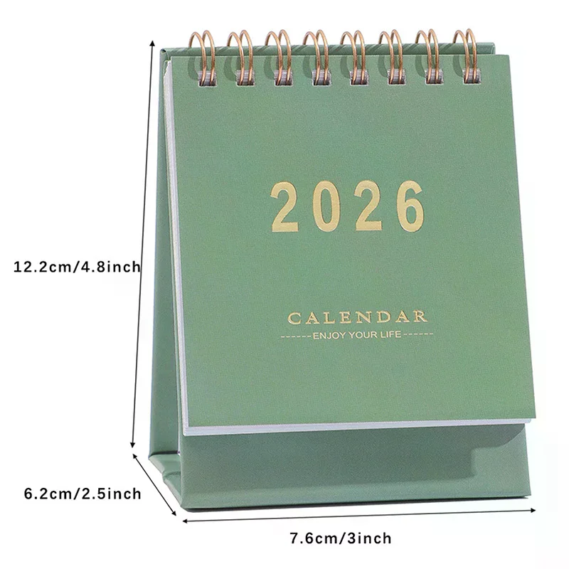 2026 Simple Calendar Small Desk Calendar Creative Coil Calendar Planner Desktop Decoration Office Stationery
2026 Simple Calendar Small Desk Calendar Creative Coil Calendar Planner Desktop Decoration Office Stationery