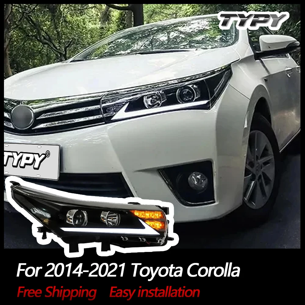 Car Accessories LED Head Lamps Assembly For Toyota Corolla 2014-2021 Front Lights DRL Low/High Beam Turn Signal
Car Accessories LED Head Lamps Assembly For Toyota Corolla 2014-2021 Front Lights DRL Low/High Beam Turn Signal