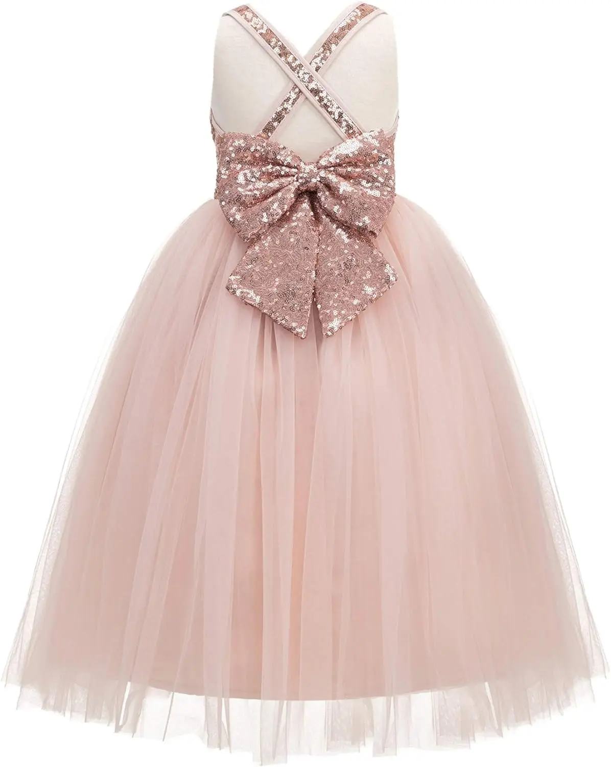 Champagne Sequins Flower Girl Dress For Wedding Shining Princess With Bow Tulle Kids Birthday Party Dress First Communion Gown
Champagne Sequins Flower Girl Dress For Wedding Shining Princess With Bow Tulle Kids Birthday Party Dress First Communion Gown