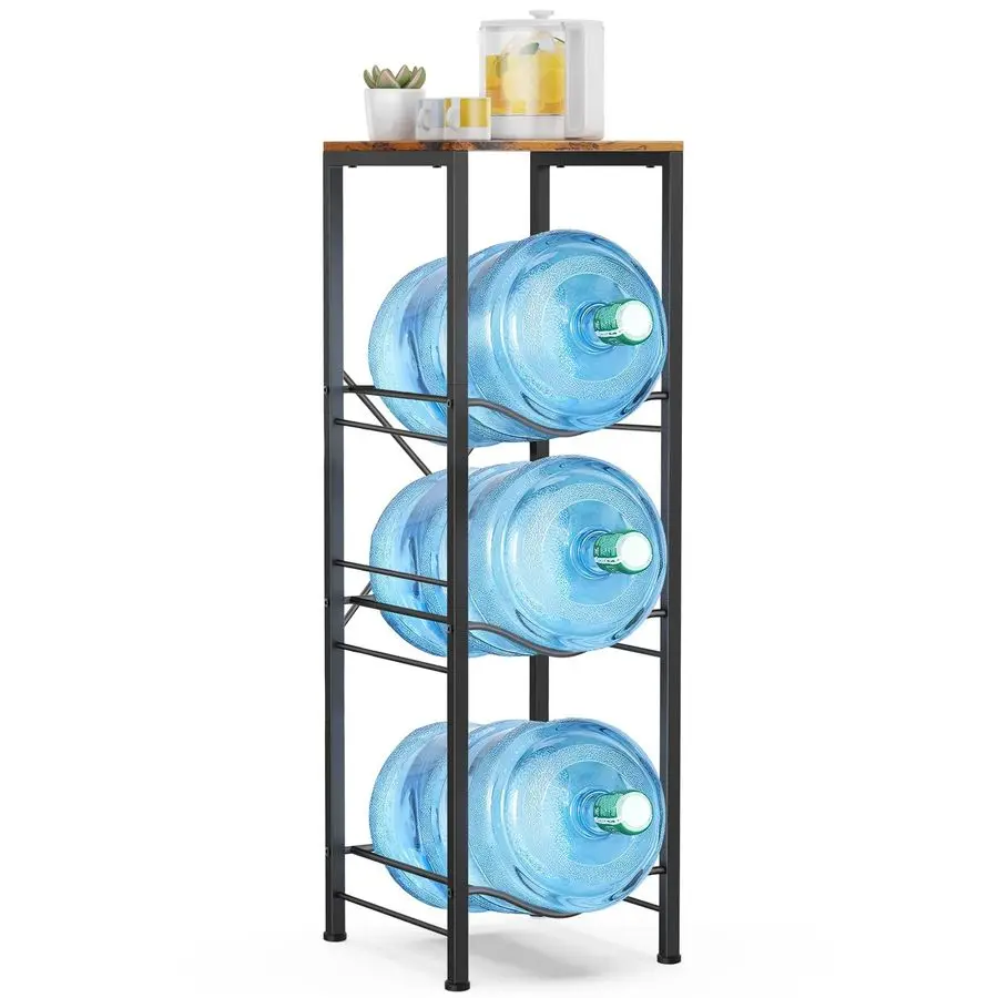 3Tier 5 Gallon Water Jug Holder with Storage Shelf, Water Jug Rack, Water Bottle Holder, Water Jug Stand, Water Bottle Organizer
3Tier 5 Gallon Water Jug Holder with Storage Shelf, Water Jug Rack, Water Bottle Holder, Water Jug Stand, Water Bottle Organizer