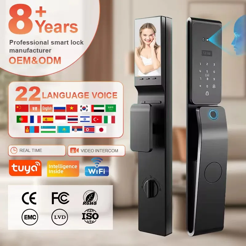 Residential Electronic Code Locks Intelligent Password Lock Smart Locks for Front Door
Residential Electronic Code Locks Intelligent Password Lock Smart Locks for Front Door