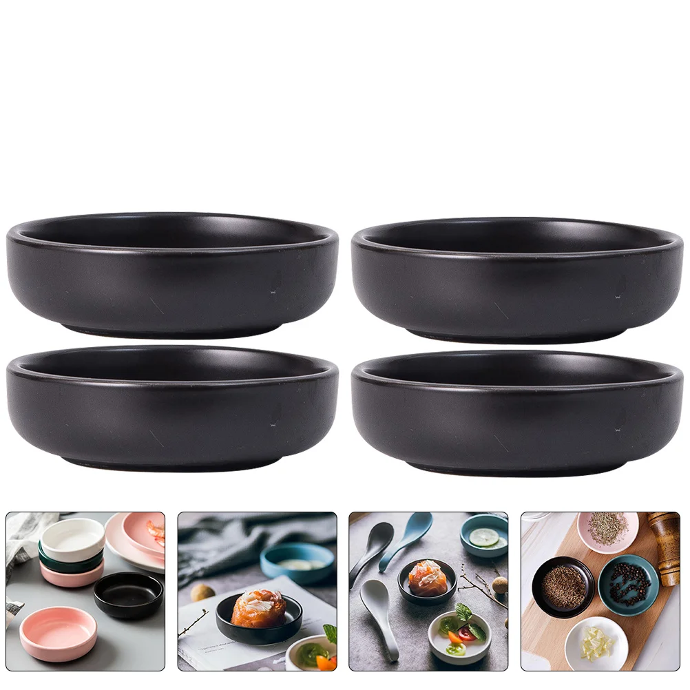4Pcs Ceramic Dipping Bowls Japanese Style Mini Sauce Dishes Soy Sauce Dish Set for Home Restaurant Seasoning Plates
4Pcs Ceramic Dipping Bowls Japanese Style Mini Sauce Dishes Soy Sauce Dish Set for Home Restaurant Seasoning Plates