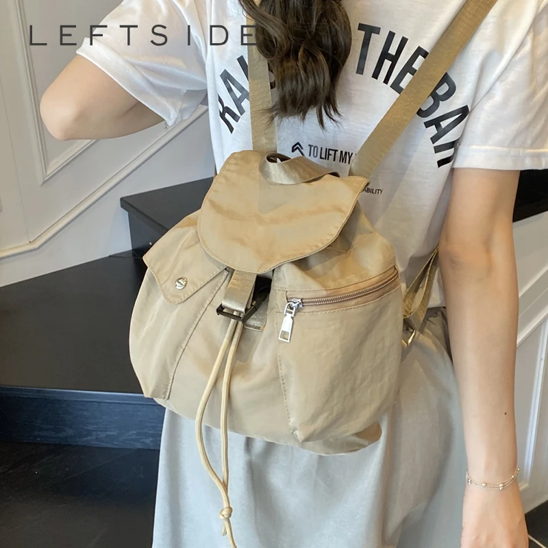 LEFTSIDE Women's Cloth Small Soft Double Pockets Backpacks 2025 Summer Design Backpack for Teens Girls School Bag Back Pack
LEFTSIDE Women's Cloth Small Soft Double Pockets Backpacks 2025 Summer Design Backpack for Teens Girls School Bag Back Pack