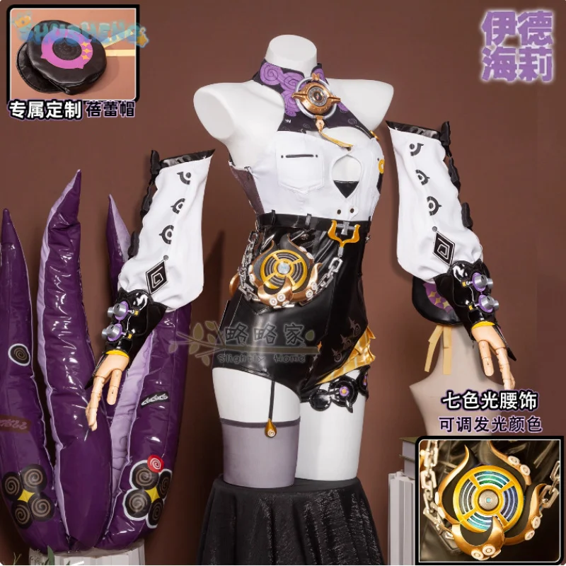 Yidhari Cosplay Costume Game Zenless Zone Zero Women new one-piece clothe hat tail prop sleeves Halloween carnival sweet uniform
Yidhari Cosplay Costume Game Zenless Zone Zero Women new one-piece clothe hat tail prop sleeves Halloween carnival sweet uniform