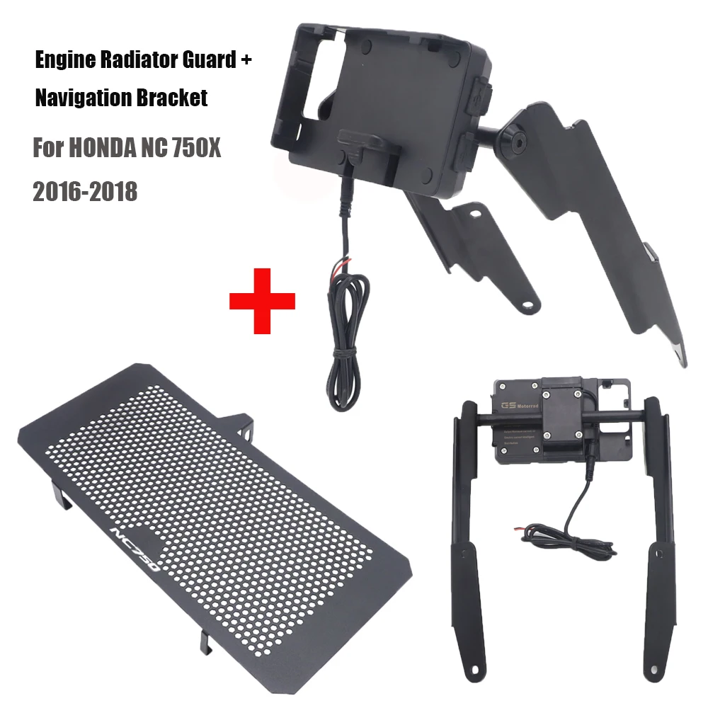 Engine Radiator Bezel Grille Protector Grill Guard Cover+GPS Mobile navigation bracket For HONDA HONDA NC 750X NC750 2016-2018
Engine Radiator Bezel Grille Protector Grill Guard Cover+GPS Mobile navigation bracket For HONDA HONDA NC 750X NC750 2016-2018