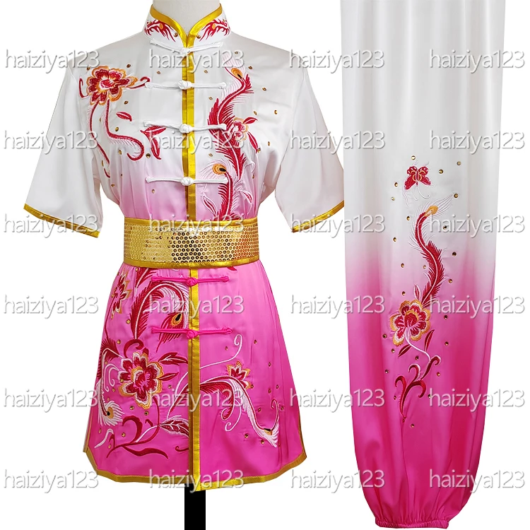 Embroidered flowers Wushu uniform Kungfu clothes Martial arts suit Changquan Taolu garment for male female girl boy kids adults
Embroidered flowers Wushu uniform Kungfu clothes Martial arts suit Changquan Taolu garment for male female girl boy kids adults
