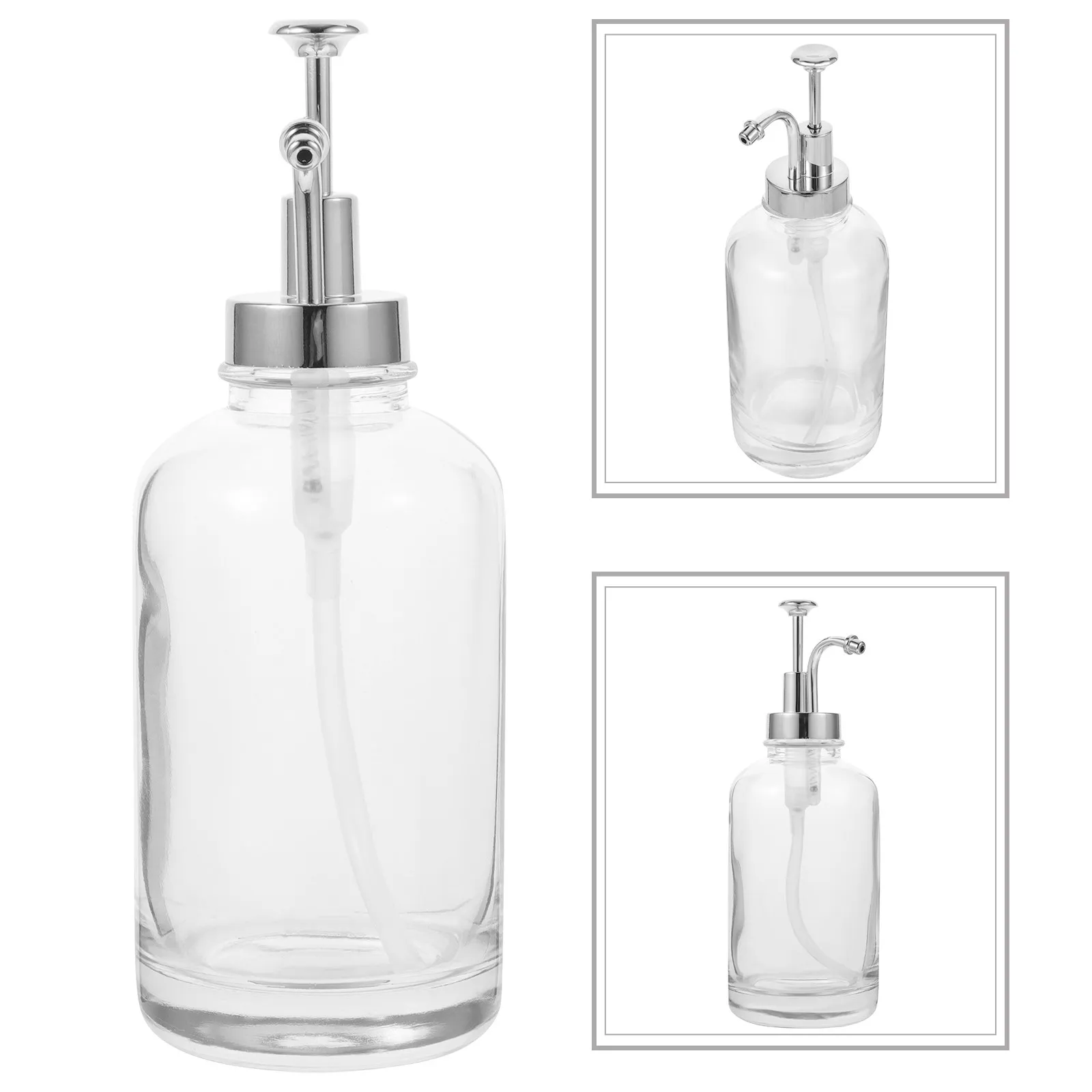 Glass Syrup Dispenser Pump Bottle Lotion Design Reusable Honey Container Compact Transparent Pourer for Coffee Bar Sugar
Glass Syrup Dispenser Pump Bottle Lotion Design Reusable Honey Container Compact Transparent Pourer for Coffee Bar Sugar