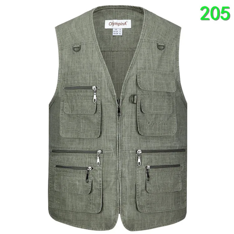 2023 Men's Summer Outdoor Cotton Multi-Pocket Vest Photography Fishing Casual Vest
2023 Men's Summer Outdoor Cotton Multi-Pocket Vest Photography Fishing Casual Vest