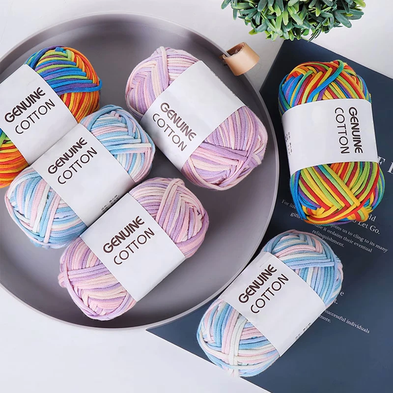 50g/roll 68% Cotton 32%Nylon Blend Yarn Hand Knitting Blanket Carpet DIY Crochet Handbag Hats Coasters Crochet Cloth Threads Etc
50g/roll 68% Cotton 32%Nylon Blend Yarn Hand Knitting Blanket Carpet DIY Crochet Handbag Hats Coasters Crochet Cloth Threads Etc