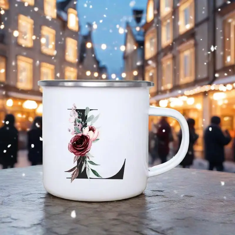 Letter Flower Print Mugs Creative Coffee Wine Cup Drinks Dessert Milk Cups Enamel Mugs Handle Drinkware Wedding Bridesmaid Gifts
Letter Flower Print Mugs Creative Coffee Wine Cup Drinks Dessert Milk Cups Enamel Mugs Handle Drinkware Wedding Bridesmaid Gifts
