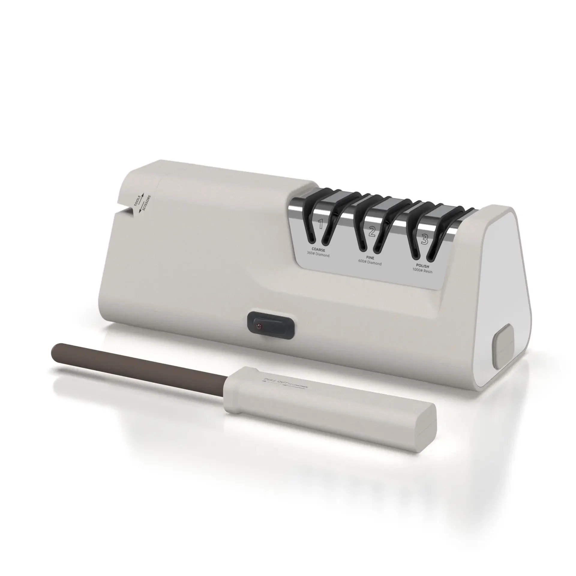 RISAM Three-Stage Electric Knife Sharpener with Ceramic Sharpening Rod Multifunctional Household Kitchen Diamond Whetstone New
RISAM Three-Stage Electric Knife Sharpener with Ceramic Sharpening Rod Multifunctional Household Kitchen Diamond Whetstone New