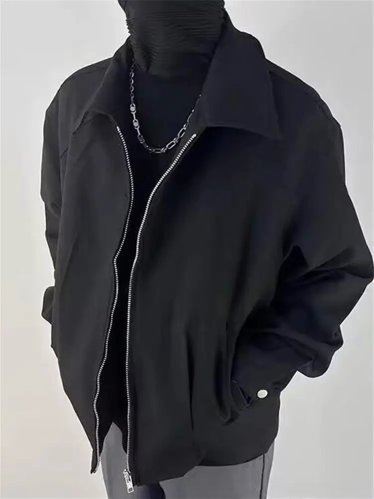 American Sle Simple Pure Color ort Comfortable Versatile Long Sve Jaet oulder Pad Flip Collar Coat for Men And Women
American Sle Simple Pure Color ort Comfortable Versatile Long Sve Jaet oulder Pad Flip Collar Coat for Men And Women