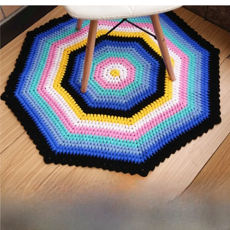 Modern mat Handmade Cotton Carpet Sofa Blanket Bed Cover Rug Pure Handwork Living Room Floor Mat Home Textile
Modern mat Handmade Cotton Carpet Sofa Blanket Bed Cover Rug Pure Handwork Living Room Floor Mat Home Textile