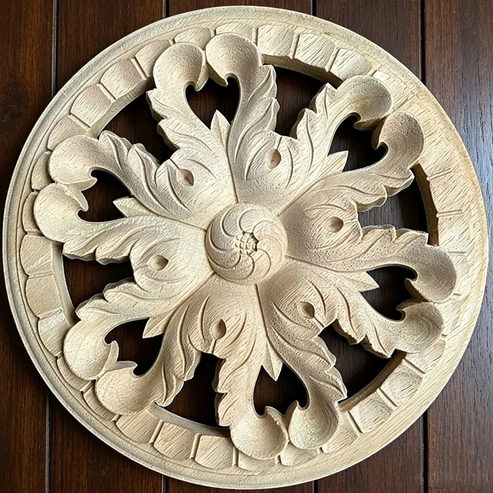 15-20cm Wood Applique Onlay Decal Antique Modern Ornamental Rose Crown Leaves Corner Home Decoration Accessories Cabinet Window
15-20cm Wood Applique Onlay Decal Antique Modern Ornamental Rose Crown Leaves Corner Home Decoration Accessories Cabinet Window