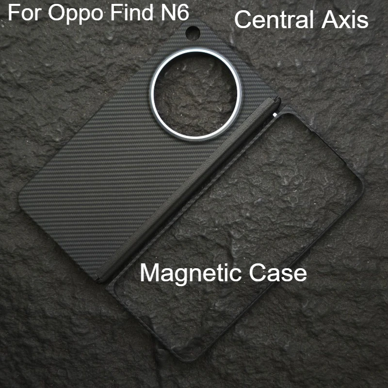 For Oppo Find N6 Magnetic Hinge Case Central Axis Cover Aramid Carbon Fiber Magnetic Case Ultra thin Center Mobile Phone Cases
For Oppo Find N6 Magnetic Hinge Case Central Axis Cover Aramid Carbon Fiber Magnetic Case Ultra thin Center Mobile Phone Cases