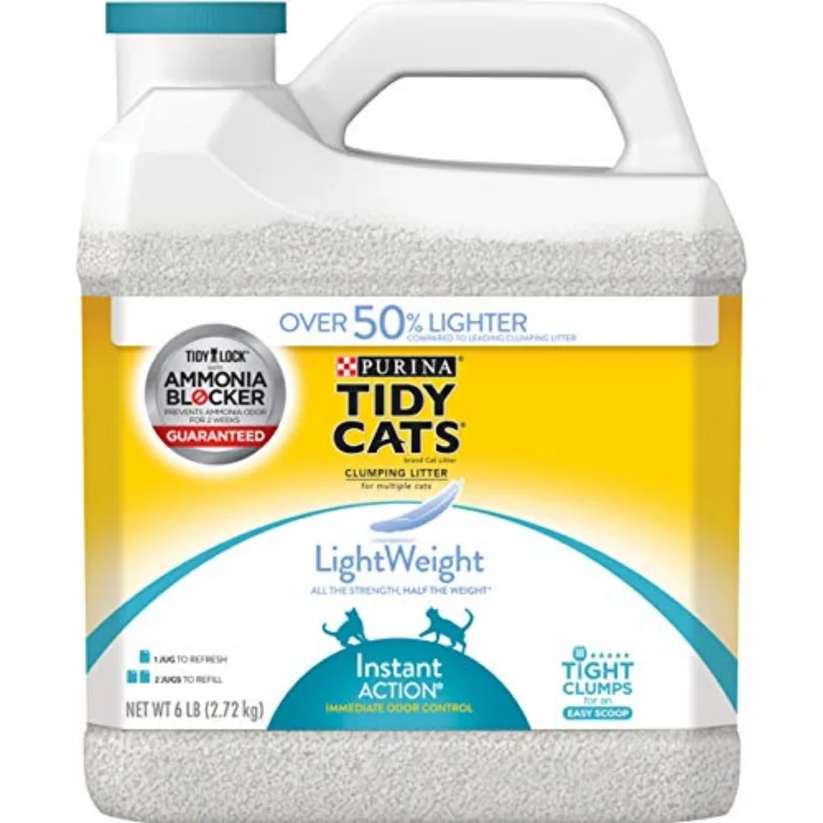 Light Weight, Low Dust, Clumping Cat Litter, LightWeight Instant Action Multi Cat Litter - 6 lb. Jug
Light Weight, Low Dust, Clumping Cat Litter, LightWeight Instant Action Multi Cat Litter - 6 lb. Jug