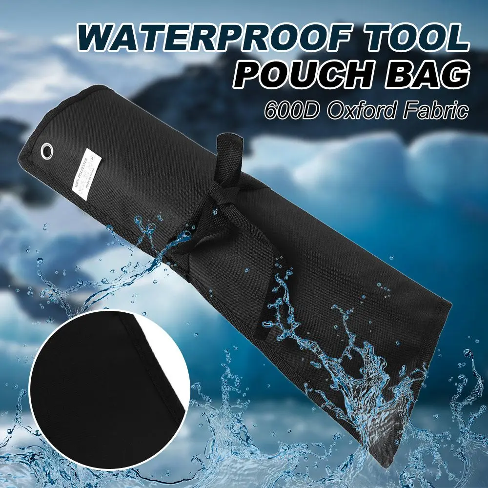16 Pockets Wrench Roll Organizer Water Proof Oxford Cloth Roll Up Design Tool Pouch Bag Elastic Straps Proof Oxford Cloth
16 Pockets Wrench Roll Organizer Water Proof Oxford Cloth Roll Up Design Tool Pouch Bag Elastic Straps Proof Oxford Cloth