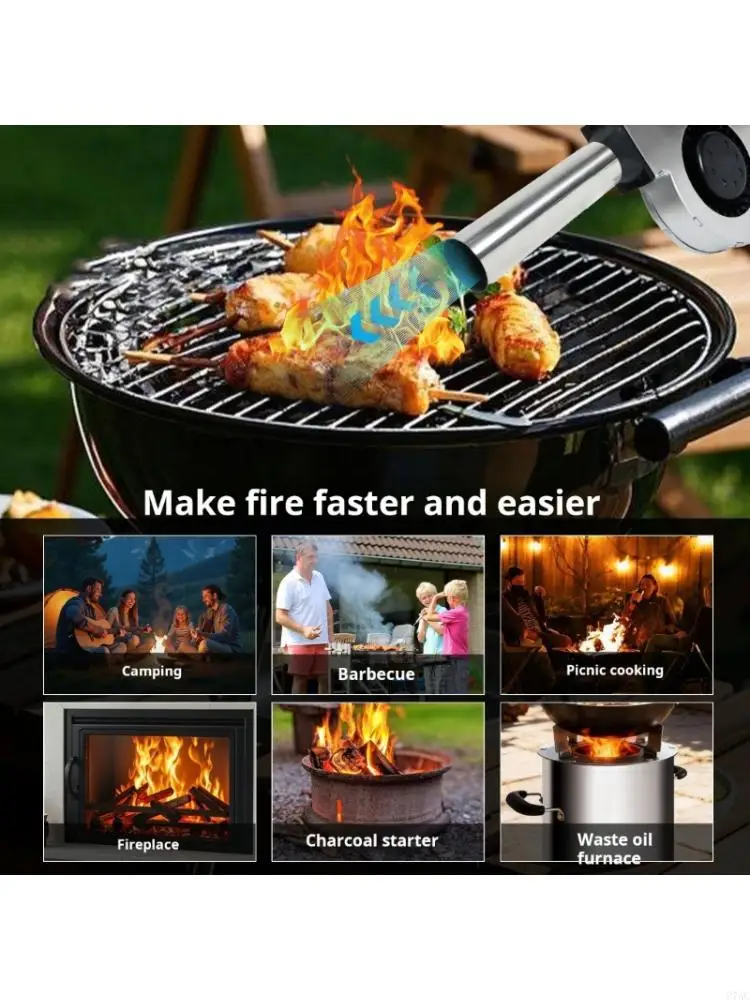 225X120Mm BBQ Air Mover Blower Fan with 100V-240V AC Plug Variable Speed Centrifugal Fan for Camping Fireplaces Bellows C7AC
225X120Mm BBQ Air Mover Blower Fan with 100V-240V AC Plug Variable Speed Centrifugal Fan for Camping Fireplaces Bellows C7AC