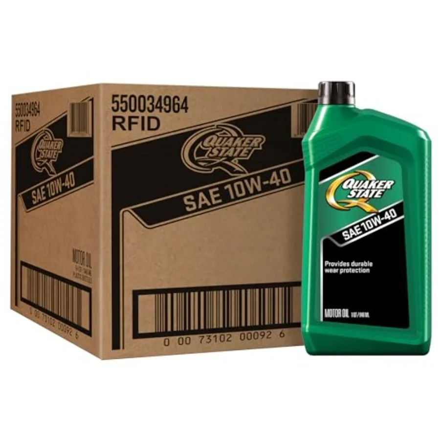 Motor Oil 10W-40 1 Quart 6 Pack Synthetic Black High-Performance Engine Protection
Motor Oil 10W-40 1 Quart 6 Pack Synthetic Black High-Performance Engine Protection