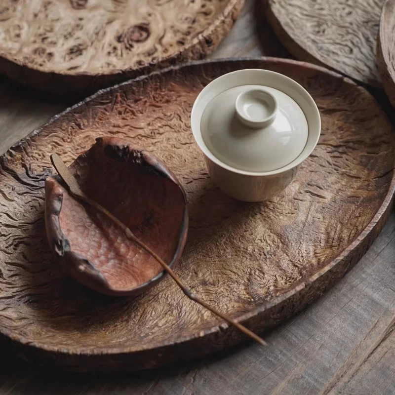 Wabi Sabi Serving Tray, Solid Wood Decorative Tray for Fruits Snacks,Entryway Coffee Table Decor,Japanese Minimalist Home Accent
Wabi Sabi Serving Tray, Solid Wood Decorative Tray for Fruits Snacks,Entryway Coffee Table Decor,Japanese Minimalist Home Accent