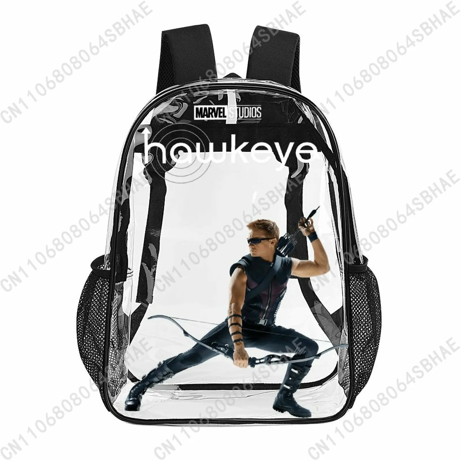 Модный прозрачный рюкзак Marvel Hawkeye 17 дюймов для мужчин, женщин и подростков, персонализированная прозрачная сумка из ПВХ, подарки, косплей
Модный прозрачный рюкзак Marvel Hawkeye 17 дюймов для мужчин, женщин и подростков, персонализированная прозрачная сумка из ПВХ, подарки, косплей