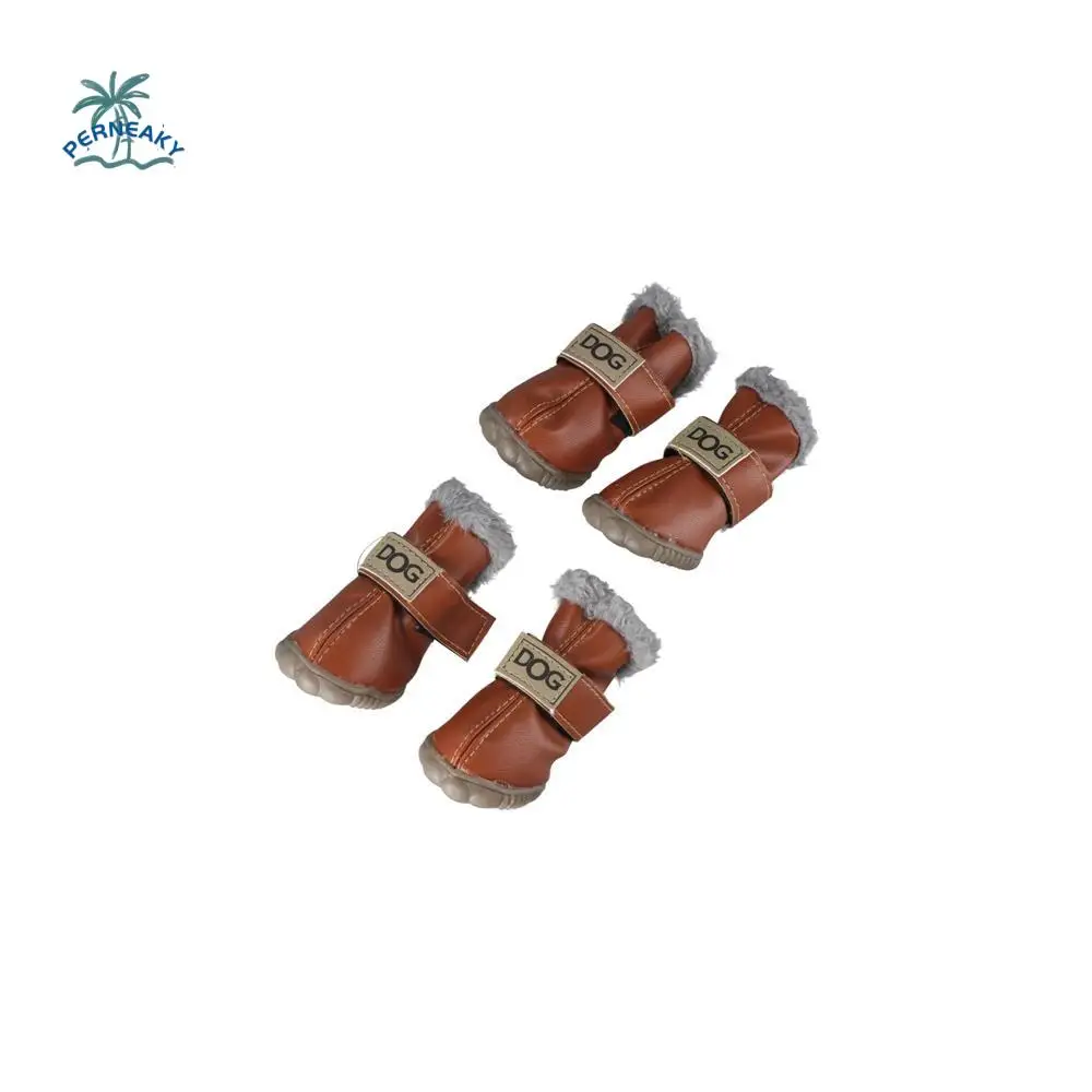 Pet accessories Warm Pet Snow Boots Soft Non Slip Winter Pet Dog Shoes Plush/PU Waterproof for 4Pcs/Set Cats
Pet accessories Warm Pet Snow Boots Soft Non Slip Winter Pet Dog Shoes Plush/PU Waterproof for 4Pcs/Set Cats
