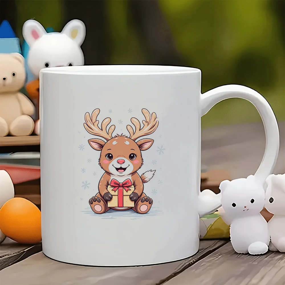 Cartoon Reindeer Illustration 11oz Mug - Christmas Gift for Kids Family Office Coffee Cup Personalized Custom Gift
Cartoon Reindeer Illustration 11oz Mug - Christmas Gift for Kids Family Office Coffee Cup Personalized Custom Gift