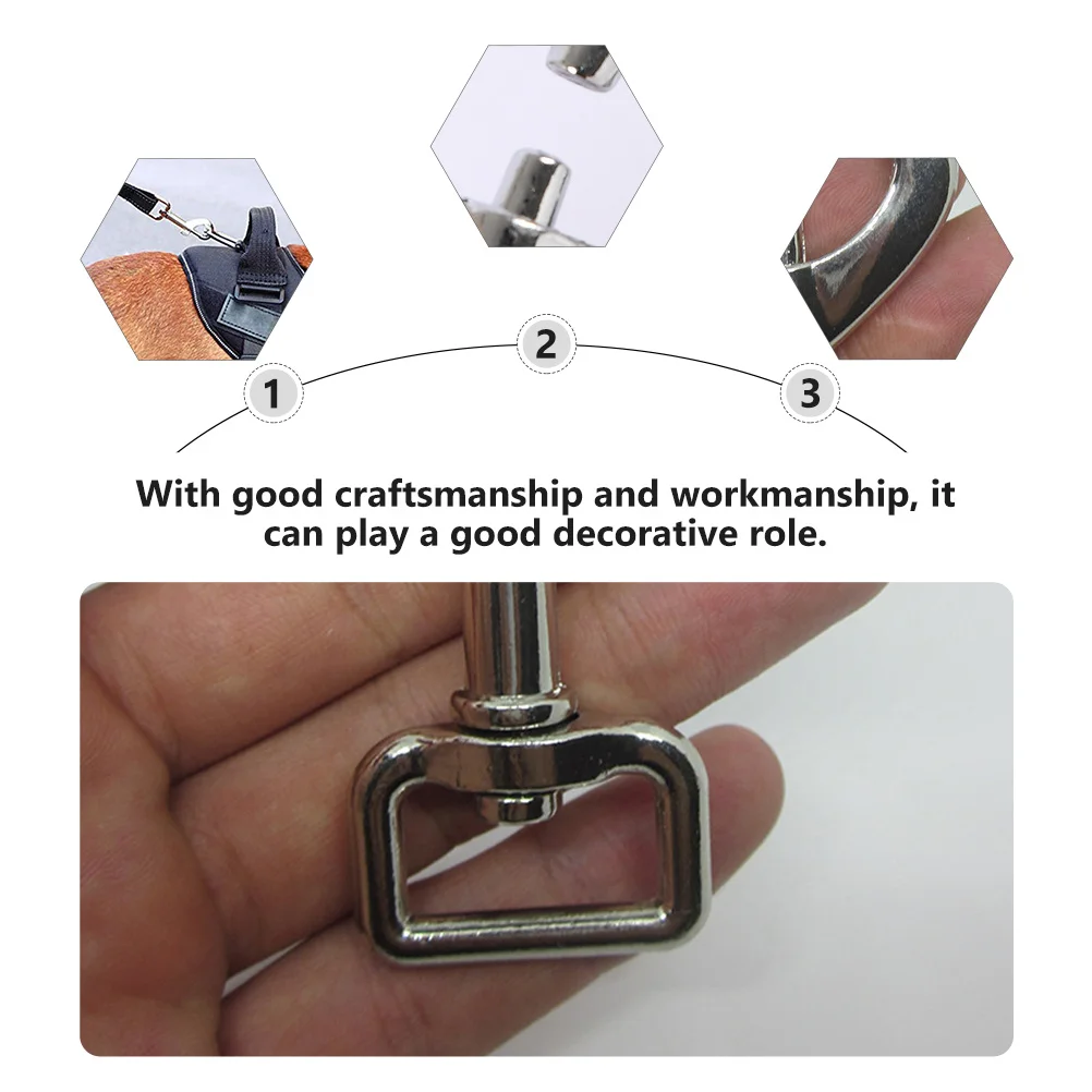 10Pcs Pet Snap Clips Zinc Alloy Heavy Duty Swivel Hooks Dog Leash Clips Puppy Bolt Snap Hook Accessories Pet Swivel Hook
10Pcs Pet Snap Clips Zinc Alloy Heavy Duty Swivel Hooks Dog Leash Clips Puppy Bolt Snap Hook Accessories Pet Swivel Hook