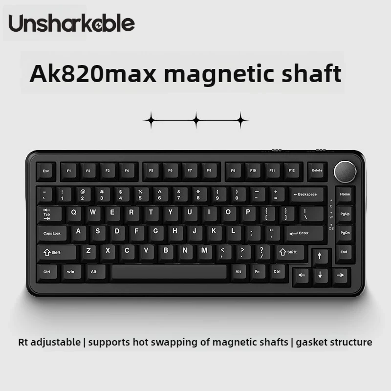 UNSHARKABLE Mechanical Keyboard Tri-Mode Wireless 2.4G Bluetooth Adjustable Actuation Low Latency RGB Backlit for Gaming Office
UNSHARKABLE Mechanical Keyboard Tri-Mode Wireless 2.4G Bluetooth Adjustable Actuation Low Latency RGB Backlit for Gaming Office