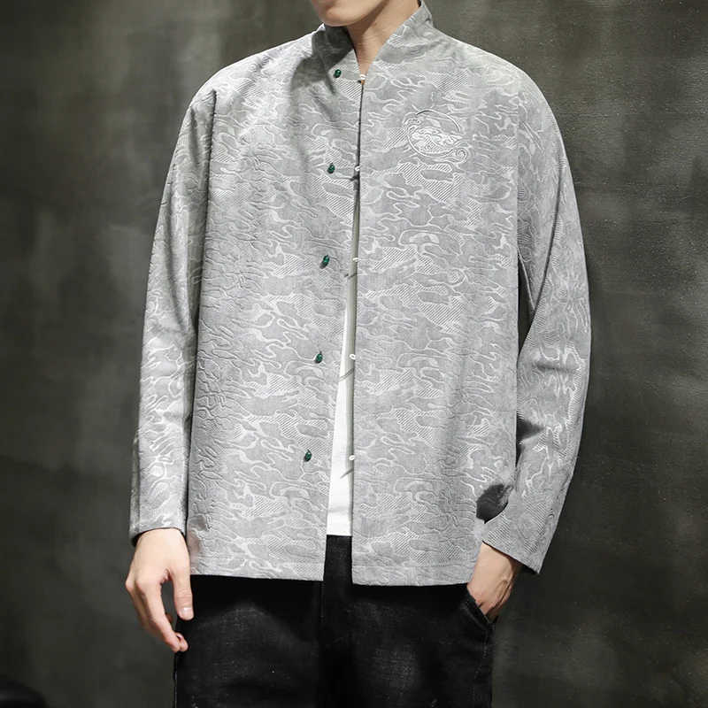 Chinese Traditional Dress Plus Size Shirt Men Clothing Vintage Hanfu Tai Chi Kung Fu Tops Ethnic Style Embossed Casual Thin Coat
Chinese Traditional Dress Plus Size Shirt Men Clothing Vintage Hanfu Tai Chi Kung Fu Tops Ethnic Style Embossed Casual Thin Coat