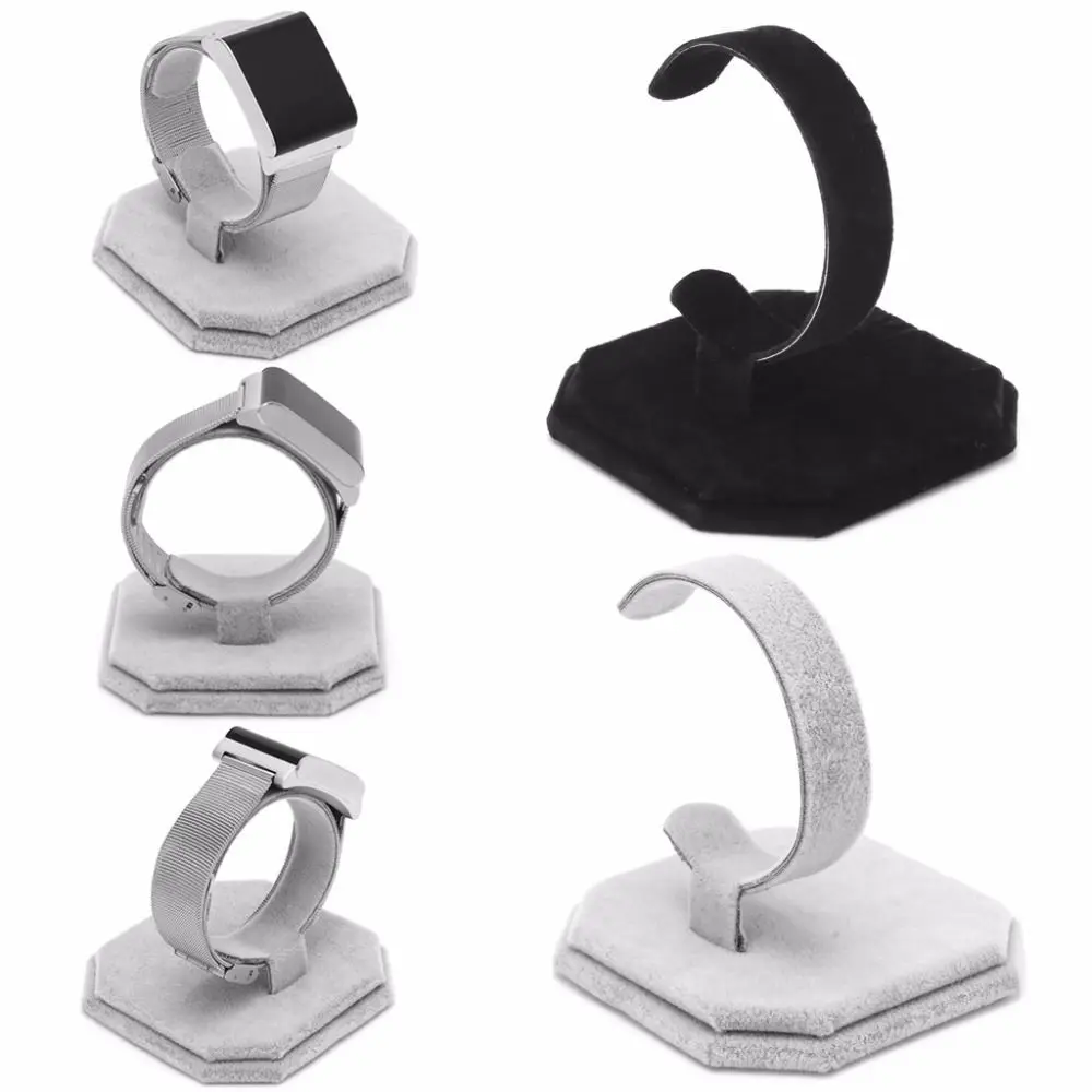 Simple Solid Color Women Velvet Hair Band Rack Bangle Display Organizer C Type Jewelry Stand Bracelet Holder Watch Display Rack
Simple Solid Color Women Velvet Hair Band Rack Bangle Display Organizer C Type Jewelry Stand Bracelet Holder Watch Display Rack