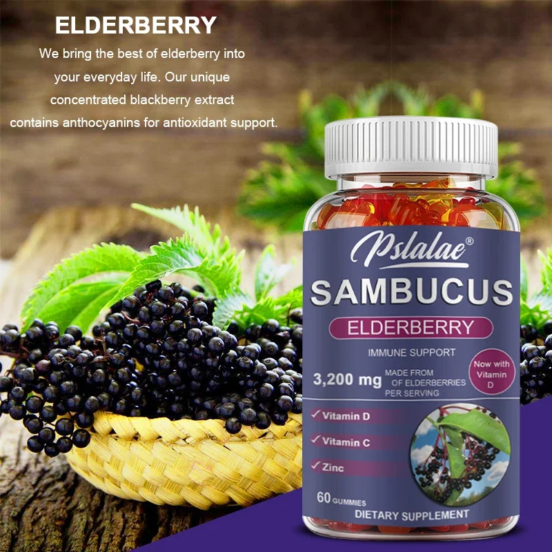 Elderberry - Enhances Cellular Energy, Improves Cell Activity and Elasticity, Promote Heart and Skin Health, Boosts Immunity
Elderberry - Enhances Cellular Energy, Improves Cell Activity and Elasticity, Promote Heart and Skin Health, Boosts Immunity
