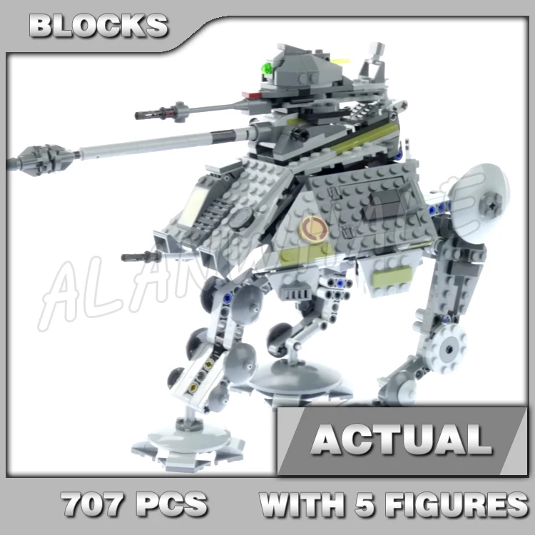 707pcs Star Plan Imperial AT-AP Walker Rotating Elevating Upper Turret 11424 Building Blocks Toy Compatible With Model
707pcs Star Plan Imperial AT-AP Walker Rotating Elevating Upper Turret 11424 Building Blocks Toy Compatible With Model