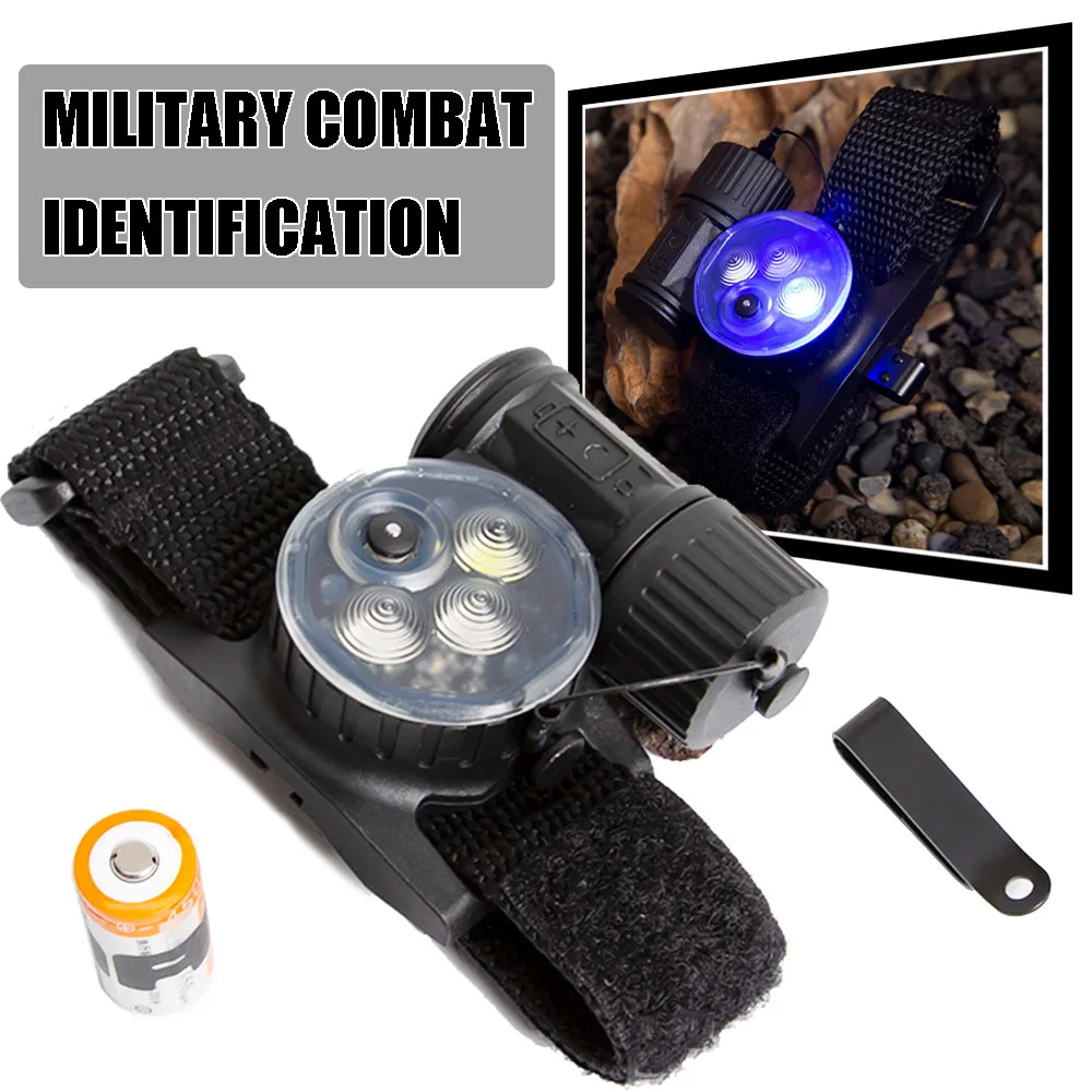 Tactical Multi-Purpose Beacon Signal Light Multi-function Signal Task Light (White IR Blue Light)for Signaling Device Navigation
Tactical Multi-Purpose Beacon Signal Light Multi-function Signal Task Light (White IR Blue Light)for Signaling Device Navigation