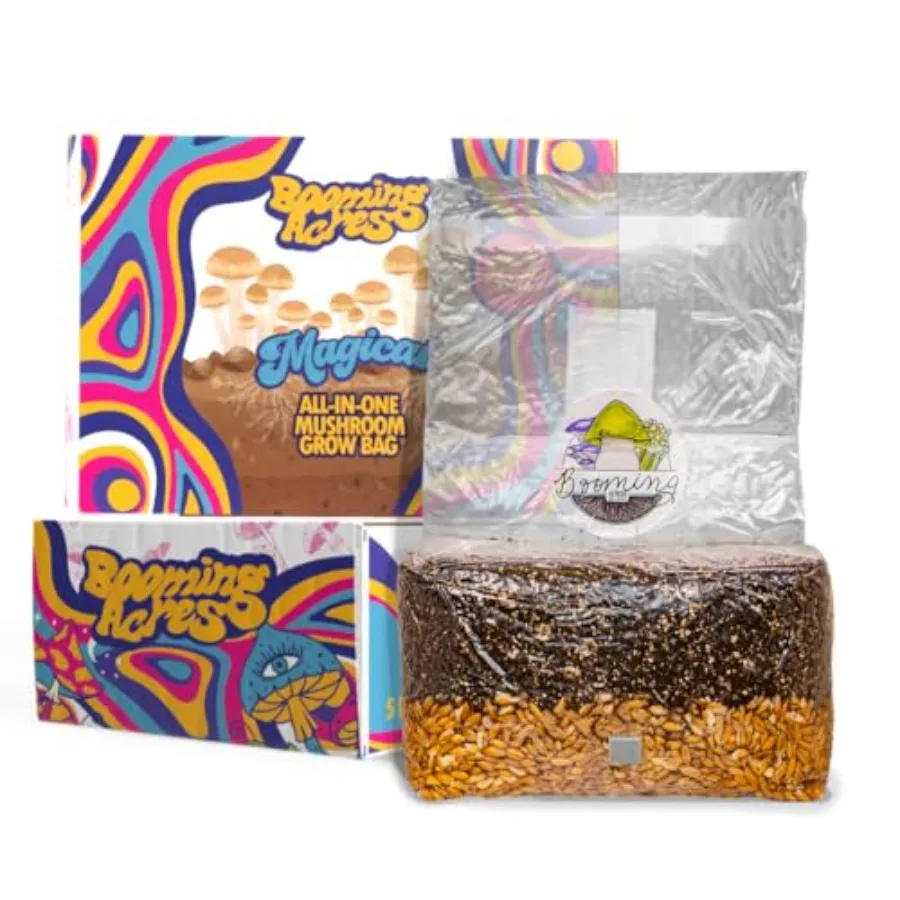 The Magical 5lb All-in-One Mushroom Grow Bag Mushroom Grow Kit Harvest Your own Happiness Discover The Magic of Growing Mushroo
The Magical 5lb All-in-One Mushroom Grow Bag Mushroom Grow Kit Harvest Your own Happiness Discover The Magic of Growing Mushroo