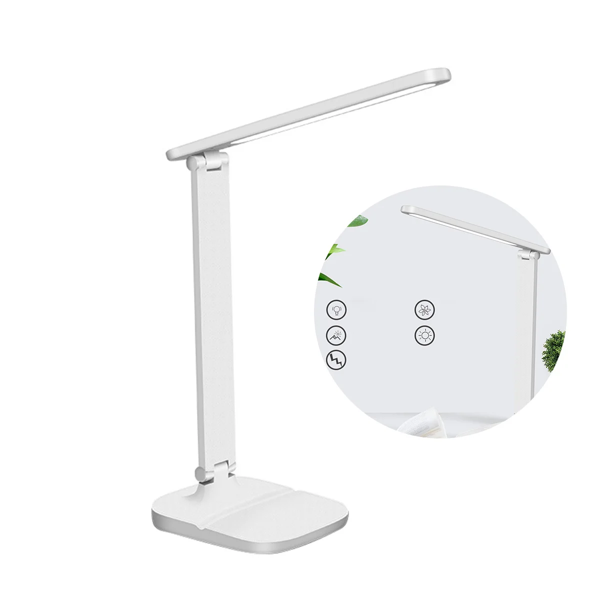 Led Foldable Desk Lamp Touch Control Usb Rechargeable Adjustable Reading Light Eye-Protection Table Lamp For Home Office School
Led Foldable Desk Lamp Touch Control Usb Rechargeable Adjustable Reading Light Eye-Protection Table Lamp For Home Office School