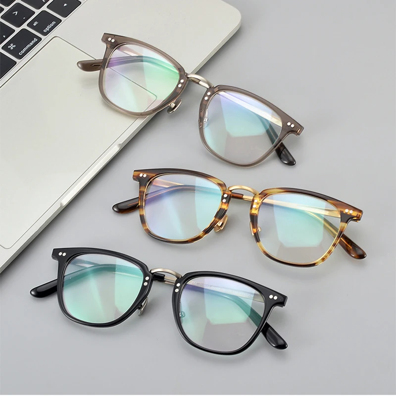 Japanese Handmade Square Glasses Frame Men Women Titanium Acetate Ultralight Vintage Eyeglasses Fashion Brand Design Eyewear New
Japanese Handmade Square Glasses Frame Men Women Titanium Acetate Ultralight Vintage Eyeglasses Fashion Brand Design Eyewear New