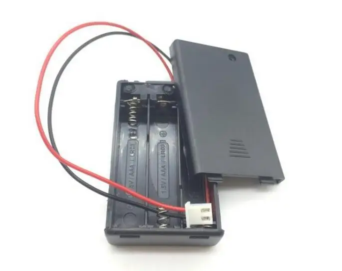 3 x 1.5V AAA Batteries Storage Box Case 3 Slots DIY 3A AAA Battery Black Plastic Clip Holder Cover With XH-2.54 2P
3 x 1.5V AAA Batteries Storage Box Case 3 Slots DIY 3A AAA Battery Black Plastic Clip Holder Cover With XH-2.54 2P