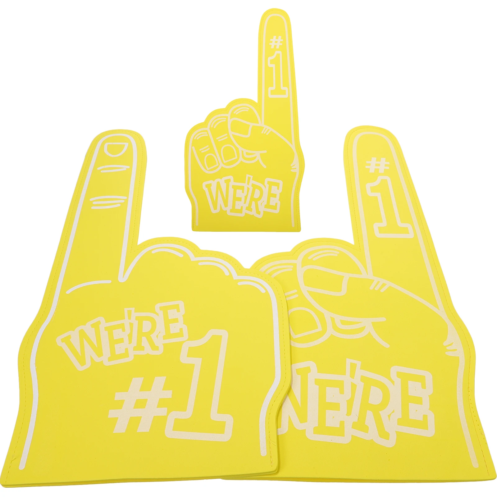 3pcs Fingers For Sports Cheerleading Lightweight Eva Foam Hand Party Props Team Spirit Fan Favors Giant Pointer Finger Cheer
3pcs Fingers For Sports Cheerleading Lightweight Eva Foam Hand Party Props Team Spirit Fan Favors Giant Pointer Finger Cheer