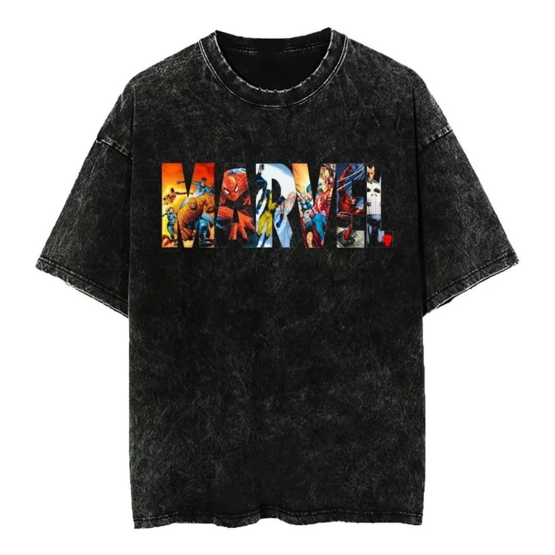 Retro 90s Marvel "oversized T-shirt, All Season Washed Cotton Casual Suitable for Both Men and Women
Retro 90s Marvel "oversized T-shirt, All Season Washed Cotton Casual Suitable for Both Men and Women