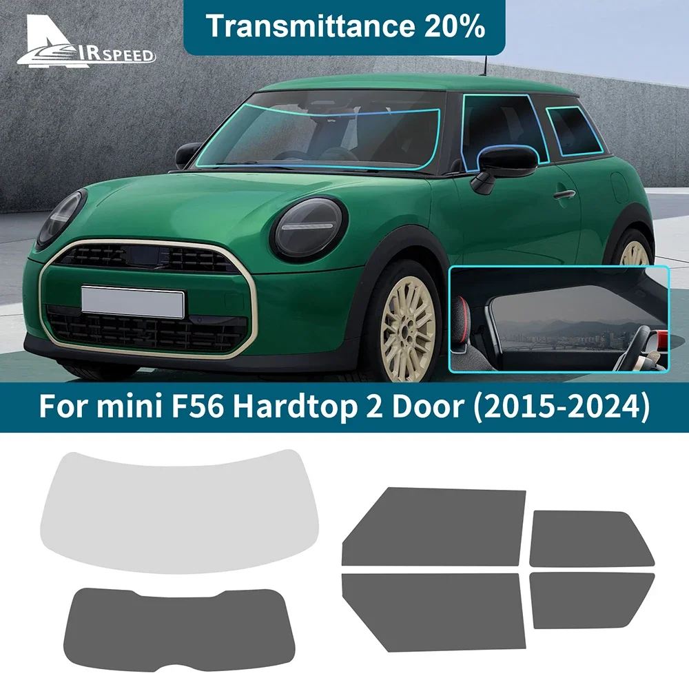 Автомобильное переднее заднее боковое окно для BMW Mini Cooper S F56 2015-2024, защита от УФ-лучей на солнечной батарее, Тонировочная пленка для лета, аксессуары, наклейка
Автомобильное переднее заднее боковое окно для BMW Mini Cooper S F56 2015-2024, защита от УФ-лучей на солнечной батарее, Тонировочная пленка для лета, аксессуары, наклейка