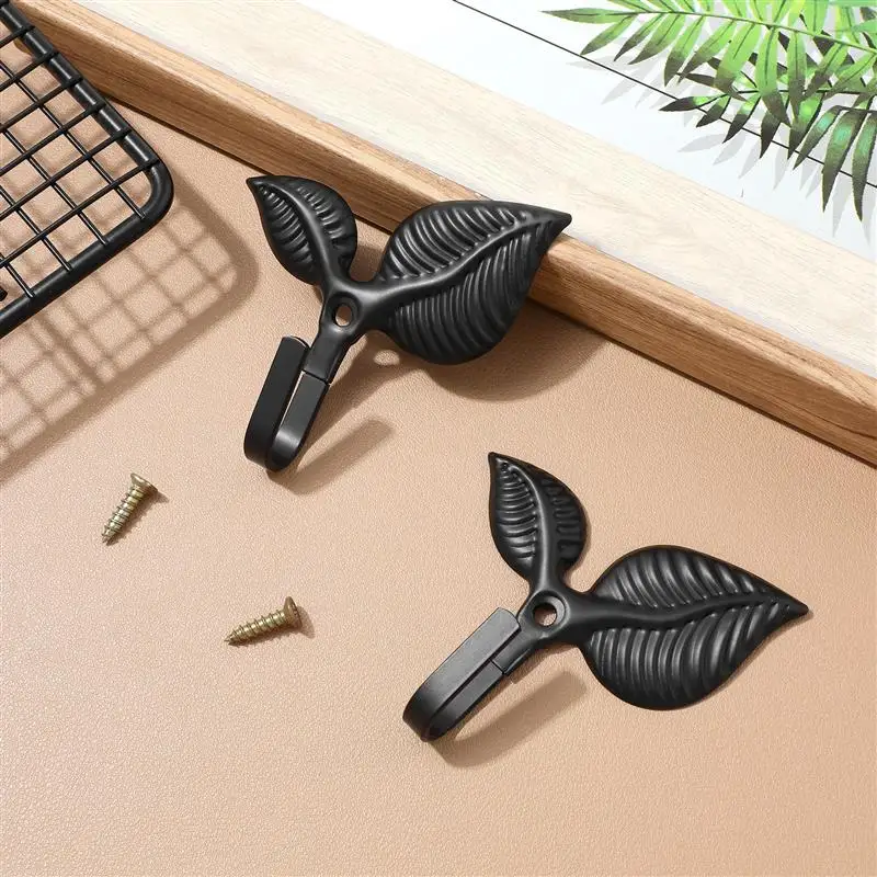4Pcs Wall Mounted Leaf Hook Wrought Iron Rustic Wall Hook Decorative Coat Hook Vintage Coat Hooks for Bags Hats Keys Towels
4Pcs Wall Mounted Leaf Hook Wrought Iron Rustic Wall Hook Decorative Coat Hook Vintage Coat Hooks for Bags Hats Keys Towels