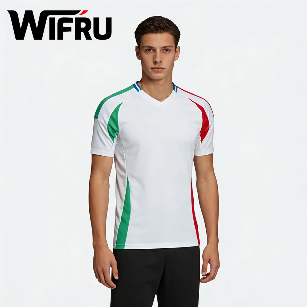 WIFRU Breathable Quick-Drying Men's T-Shirt Soccer Jersey Gym Essential Short-Sleeve Tees Outdoor Sports Unisex Crew Neck Tops
WIFRU Breathable Quick-Drying Men's T-Shirt Soccer Jersey Gym Essential Short-Sleeve Tees Outdoor Sports Unisex Crew Neck Tops