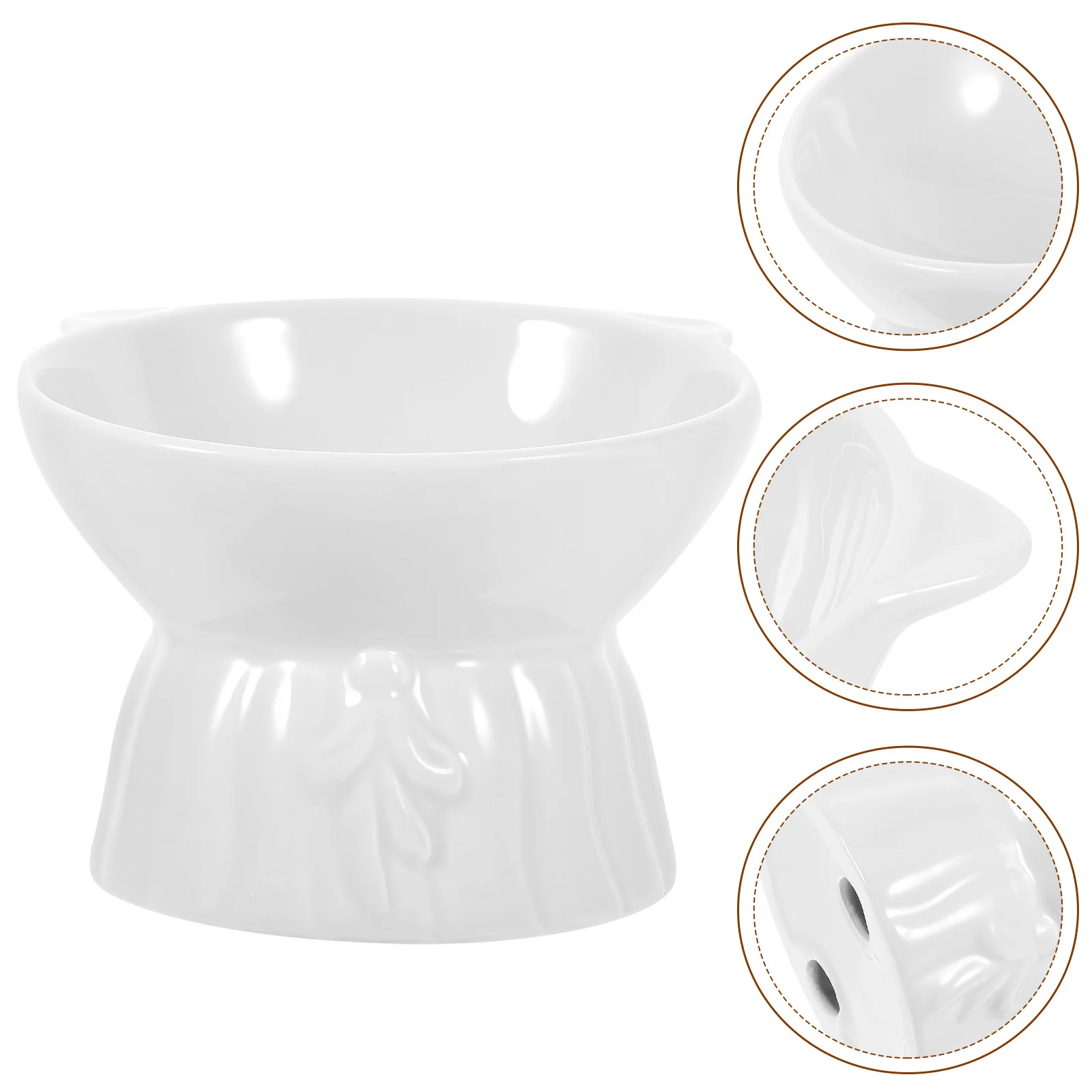 Ceramic Elevated Cat Bowl Stable Raised Feeding Bowl for Food Water Durable Non-Spill Daily Use Cat Bowls for Food and Water
Ceramic Elevated Cat Bowl Stable Raised Feeding Bowl for Food Water Durable Non-Spill Daily Use Cat Bowls for Food and Water