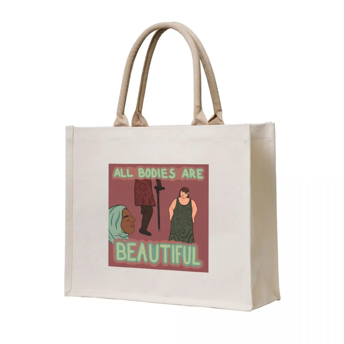 All Bodies Are Beautiful Tote Bag Women's shopper Beach bag reusable shopping bags tote bag screen
All Bodies Are Beautiful Tote Bag Women's shopper Beach bag reusable shopping bags tote bag screen