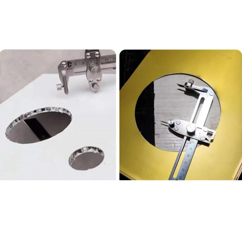 Stainless steel tool with tungsten carbide blade (3-23 cm diameter) - Aluminum ceiling hole opener
Stainless steel tool with tungsten carbide blade (3-23 cm diameter) - Aluminum ceiling hole opener
